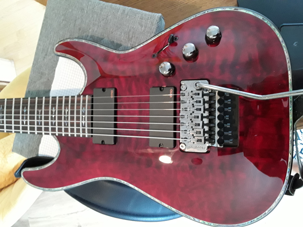 Schecter Hellraiser C-7 FR-S, Black Cherry