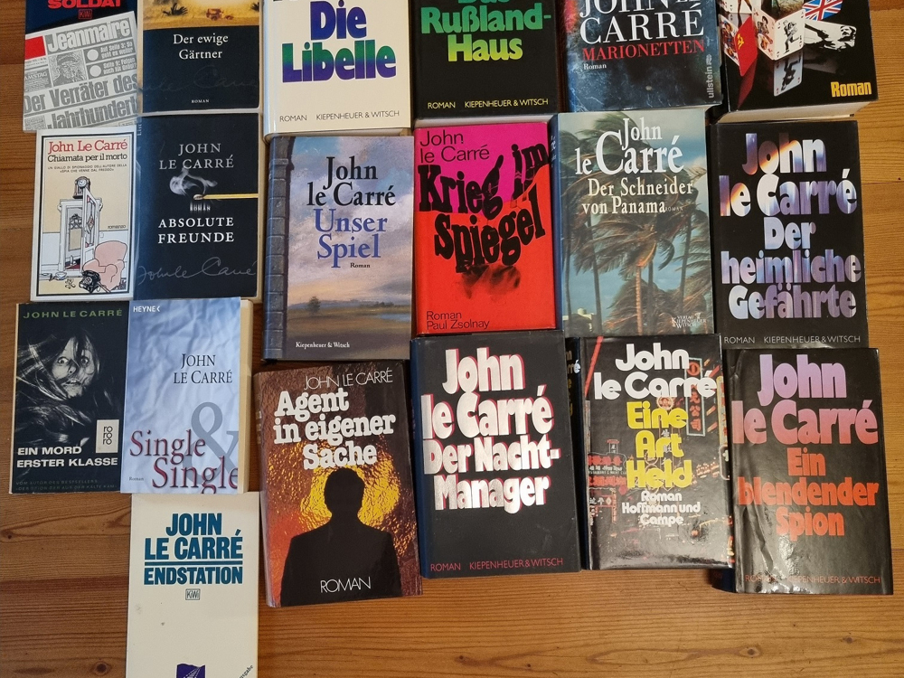 19 Bücher John le Carré gebraucht teils Hardcover teils Taschenbuch