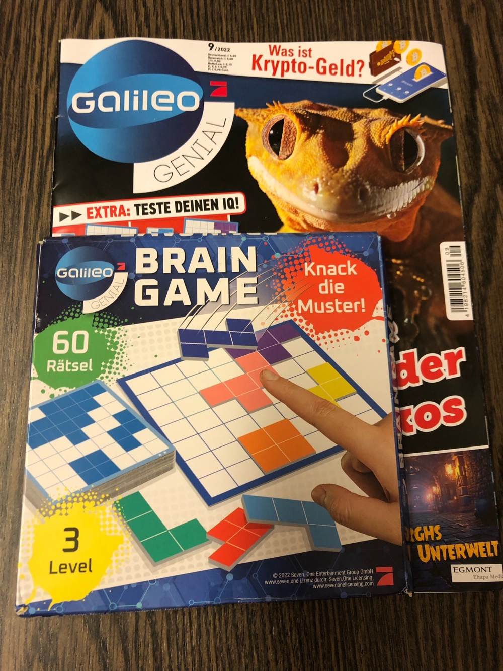 Galileo Zeitschrift mit Braingame