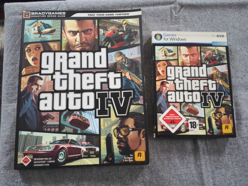 PC Spiel Grand Theft Auto IV inkl. Buch