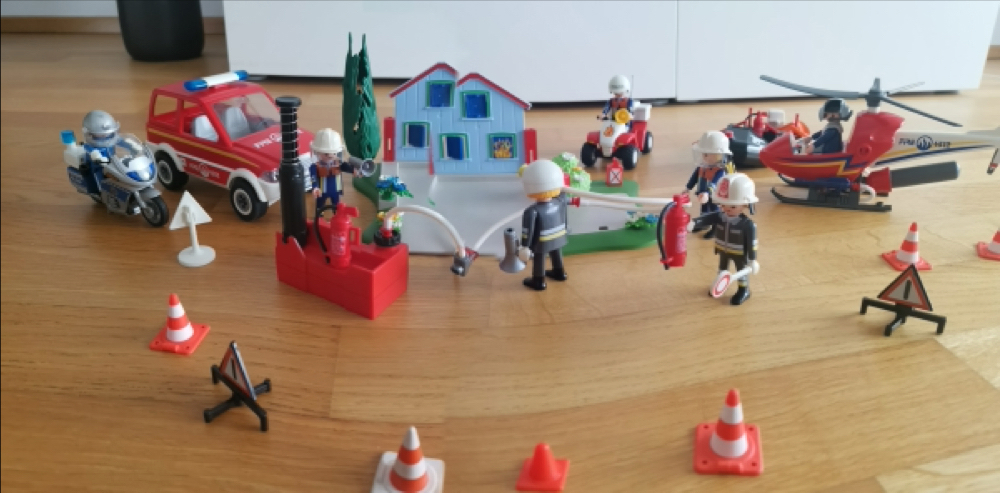 Playmobil Rettungseinsatz Feuerwehr