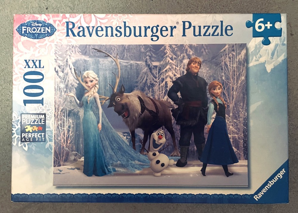 Puzzle Mädchen, Eiskönigin, Frozen, 100 Teile Ravensburger