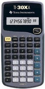 Verkaufe Taschenrechner Texas Instruments TI-30Xa 