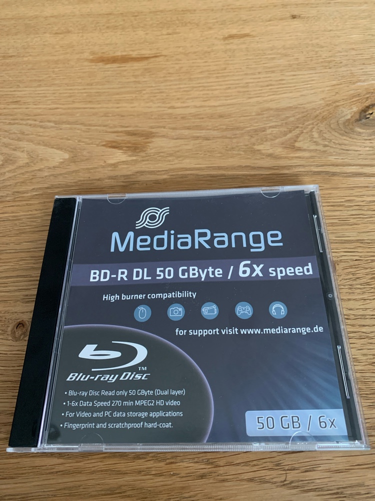 MediaRange BD-R DL 50 GB NEU
