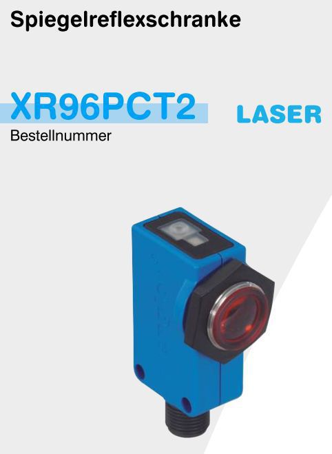 Spiegelreflexschranke XR96PCT2 Laser