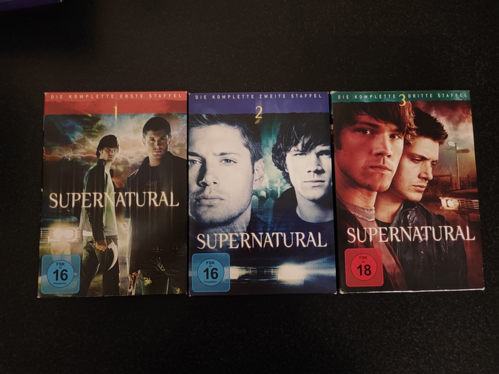 Supernatural Staffel 1-3 DVD's gratis 