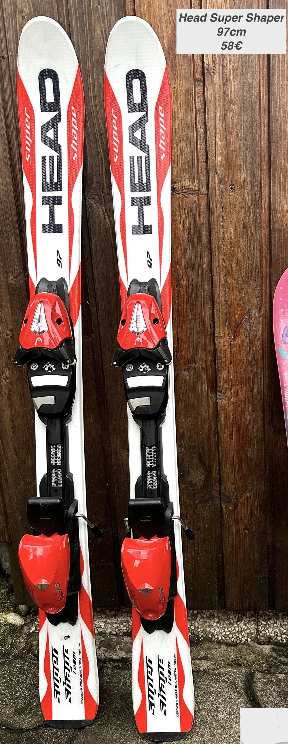 Ski Schi Head super shaper 97cm