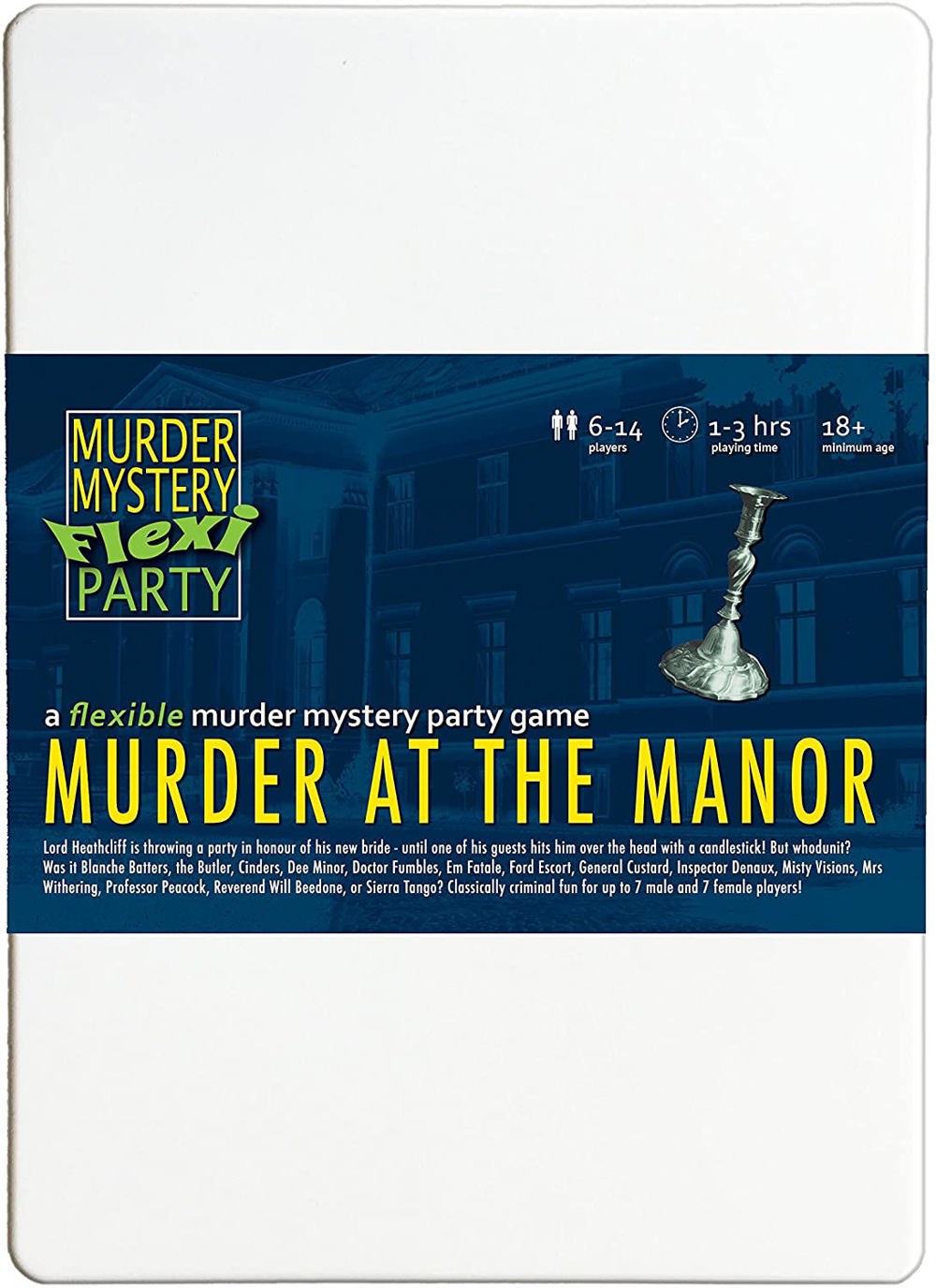 Murder at the Manor: 6-14 Player Murder Mystery Flexi-Party