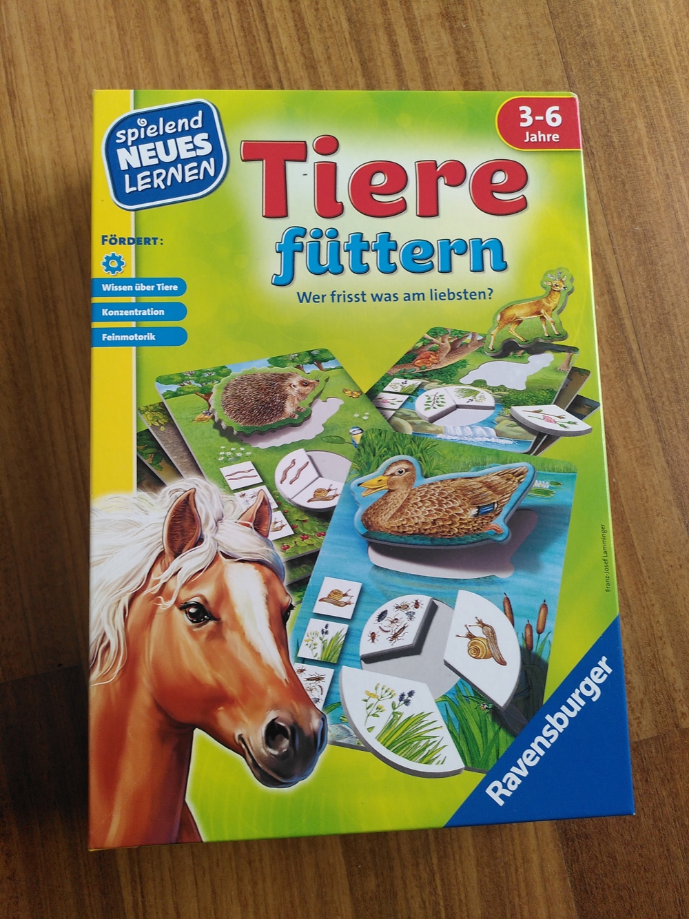 Tiere füttern Lernspiel von Ravensburger 