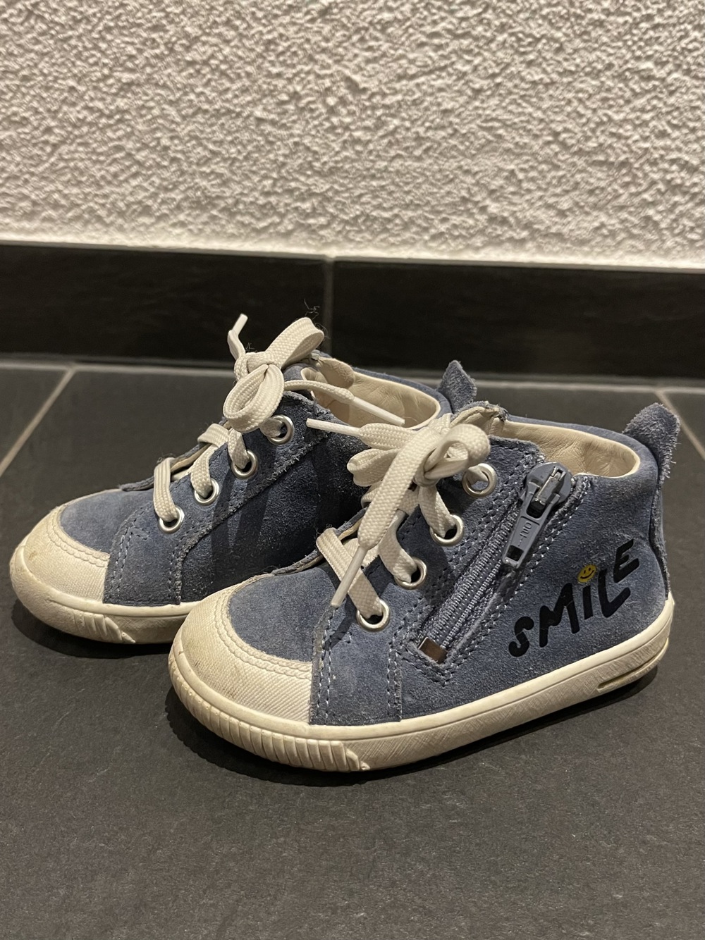 Superfit Sneaker blau weiss - Gr. 21