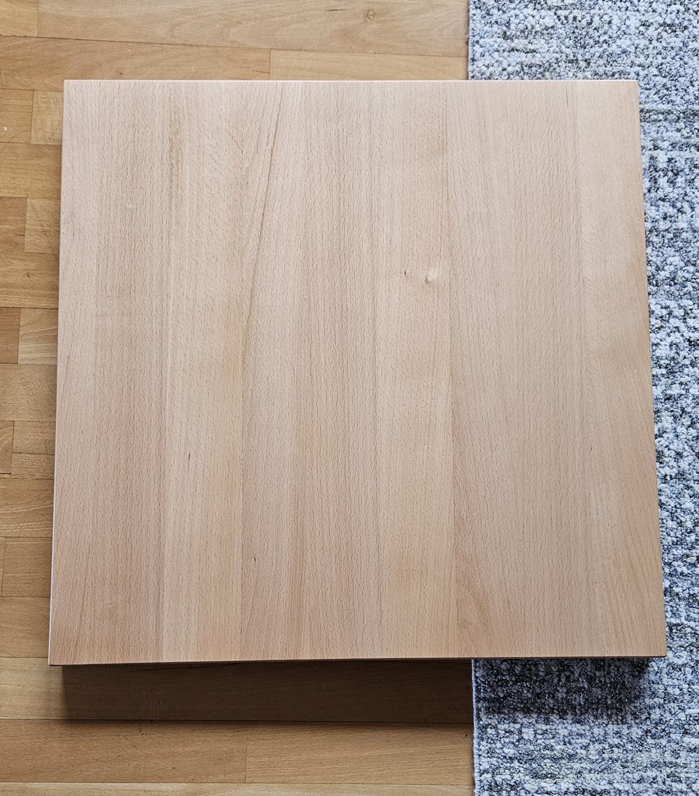 Buchenholz-Tischplatte (vom Tischler), quadratisch - NEU !