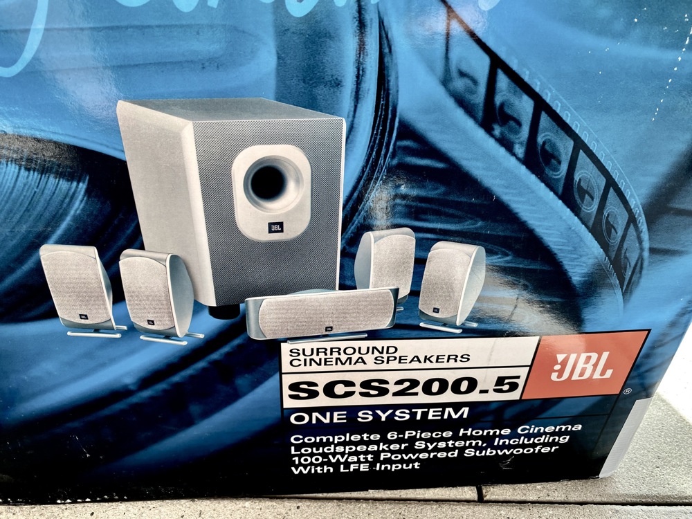JBL SCS200.5 Heimkino Surround Boxen Set inklusive Subwoofer - Topzustand 