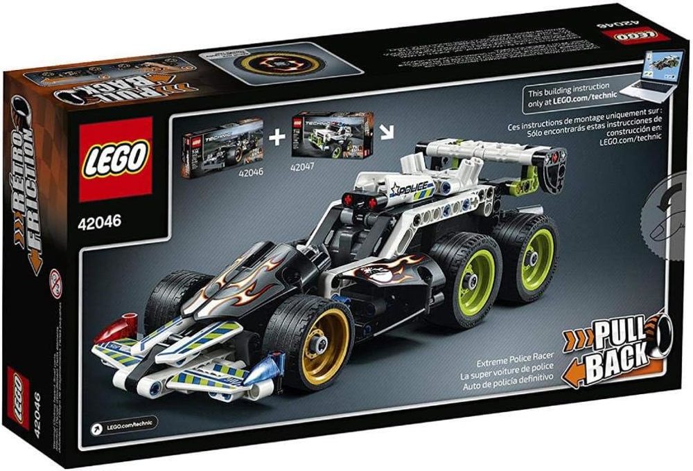 42046 Lego Technic Fluchtfahrzeug mit Pull-Back Antrieb