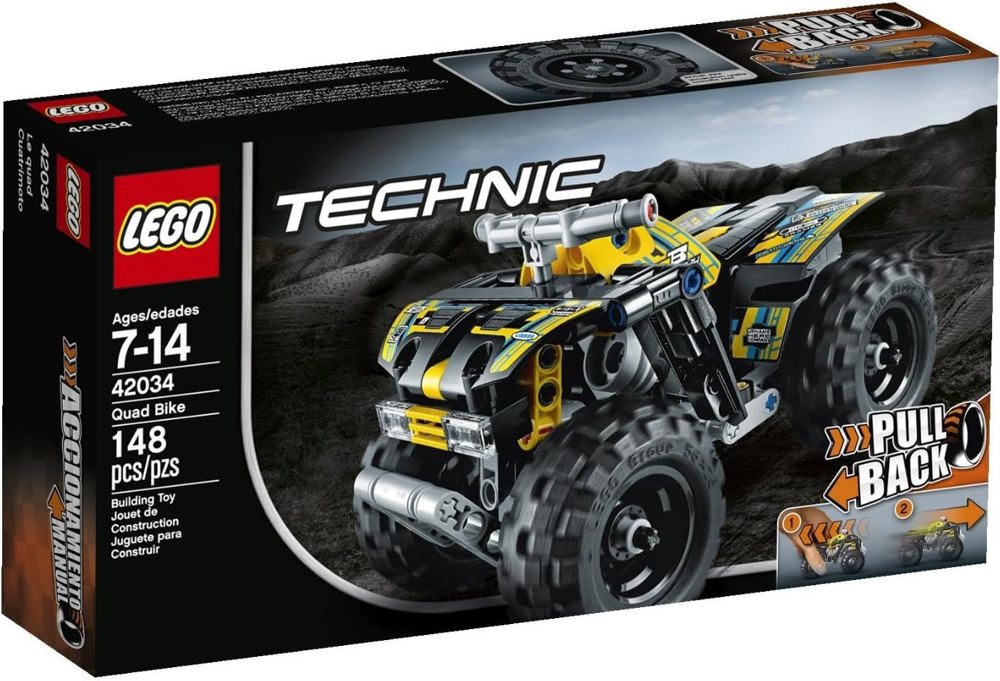 42034 Lego Technic Action Quad mit Pull-Back Antrieb