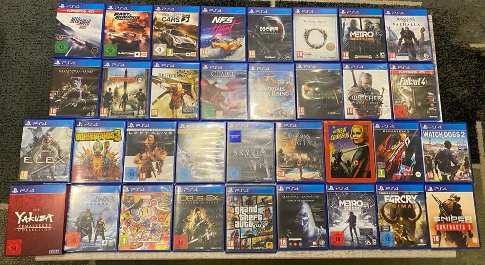 PlayStation Spiele Games PS4