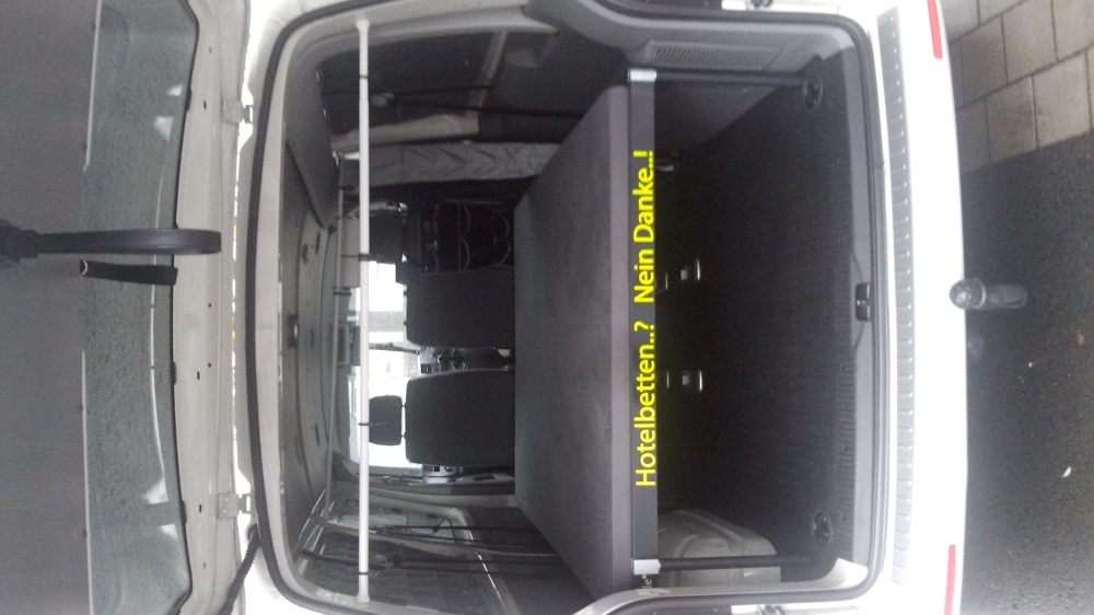Campingausrüstung für VW T5 Transporter zu verkaufen...