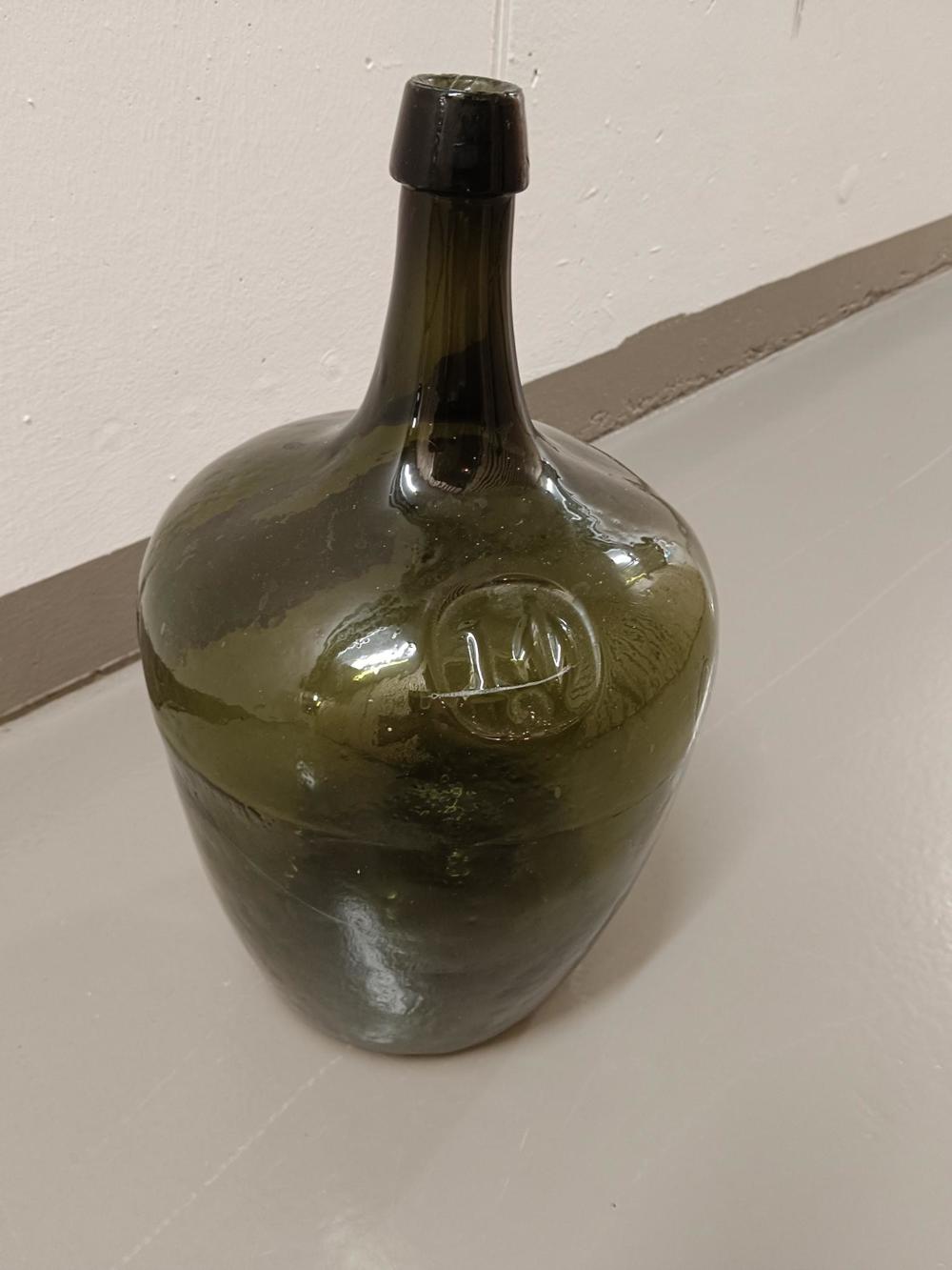 Alte Glasflasche   Glasballon 10 Liter