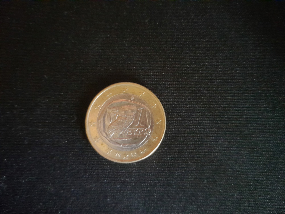 1  Münze mit Eule