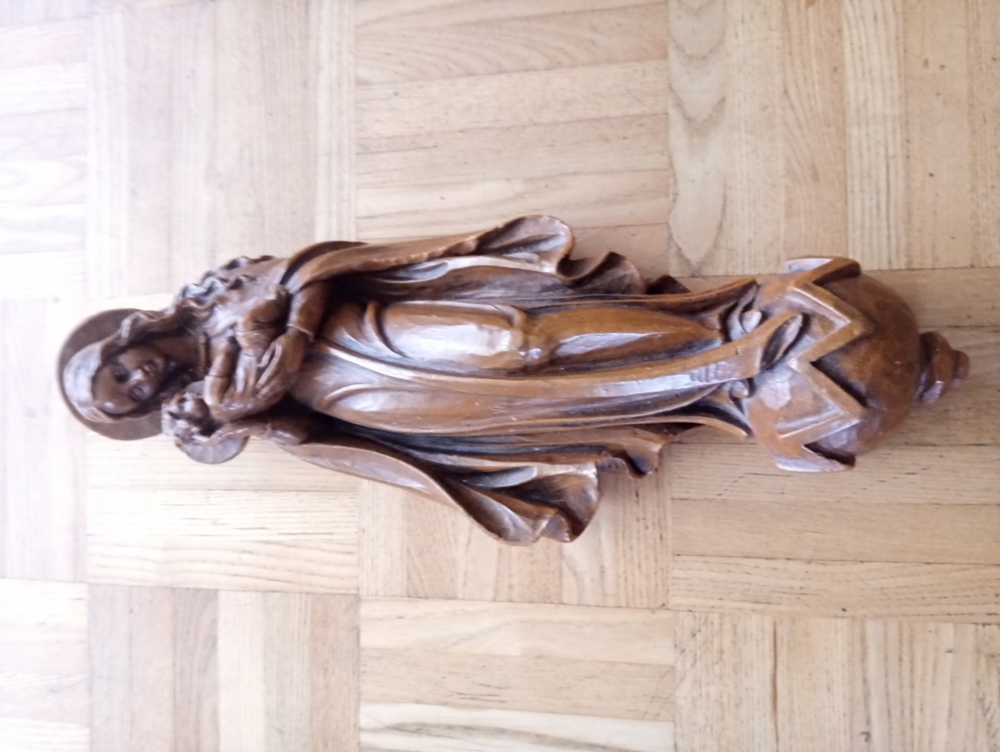 Wachsfigur "Maria mit dem Jesukind"