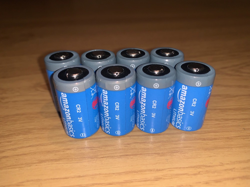 8 Stück Lithium CR2 3V Batterien - NEU
