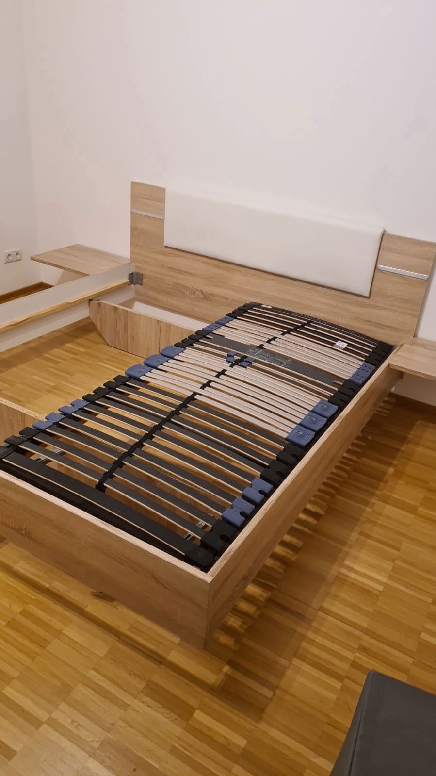 Doppelbett mit oder ohne Lattenrost 