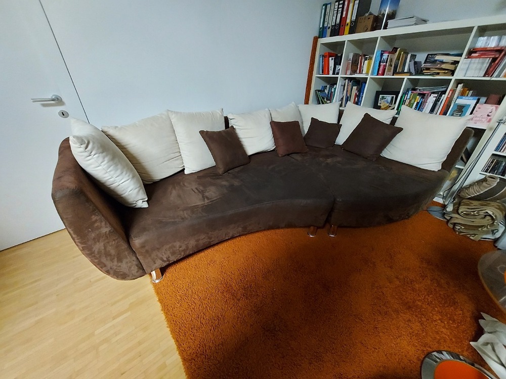Sofalandschaft Couch braun