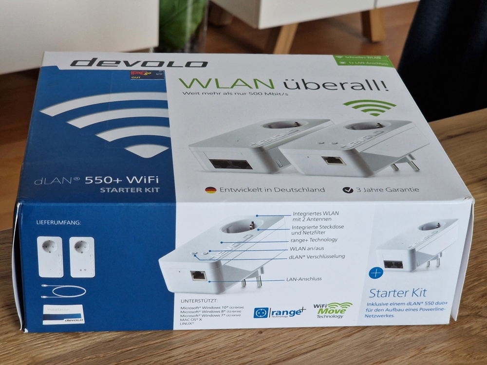 devolo 550+ WiFi - STARTER KIT