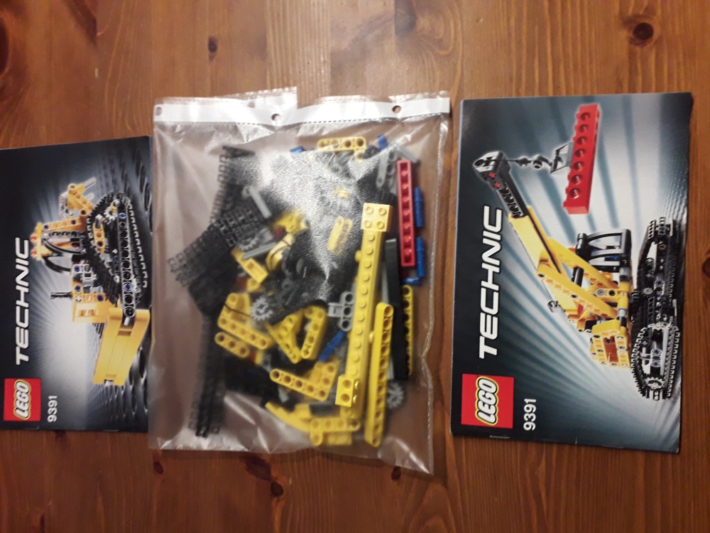 Lego Technic Raupenkran oder Bagger Nr. 9391