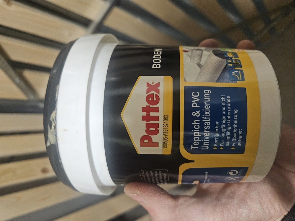 Pattex für Teppich- und PVC 1 kg Weiß