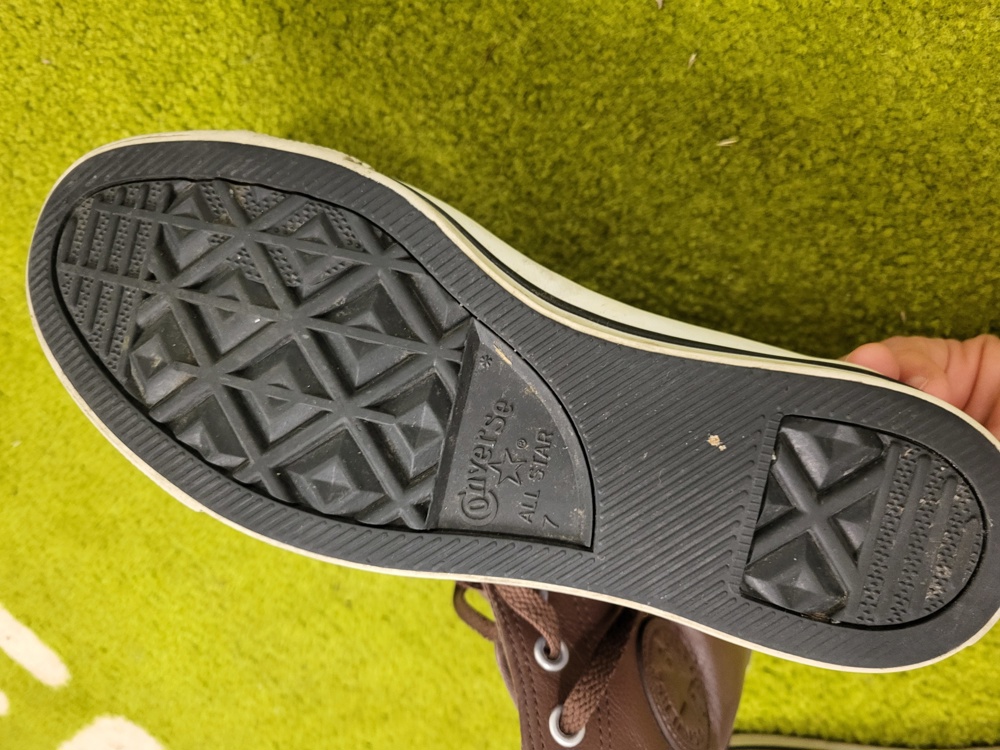 Schuhe "Converse allstar" Leder braun Gr 40