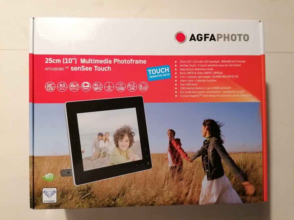 AGFAPHOTO AF51082MS Multimedia Photoframe