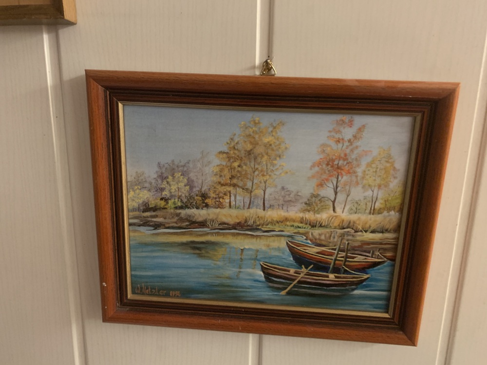 Handgemaltes Gemälde original Öl Landschaft vom Bodensee