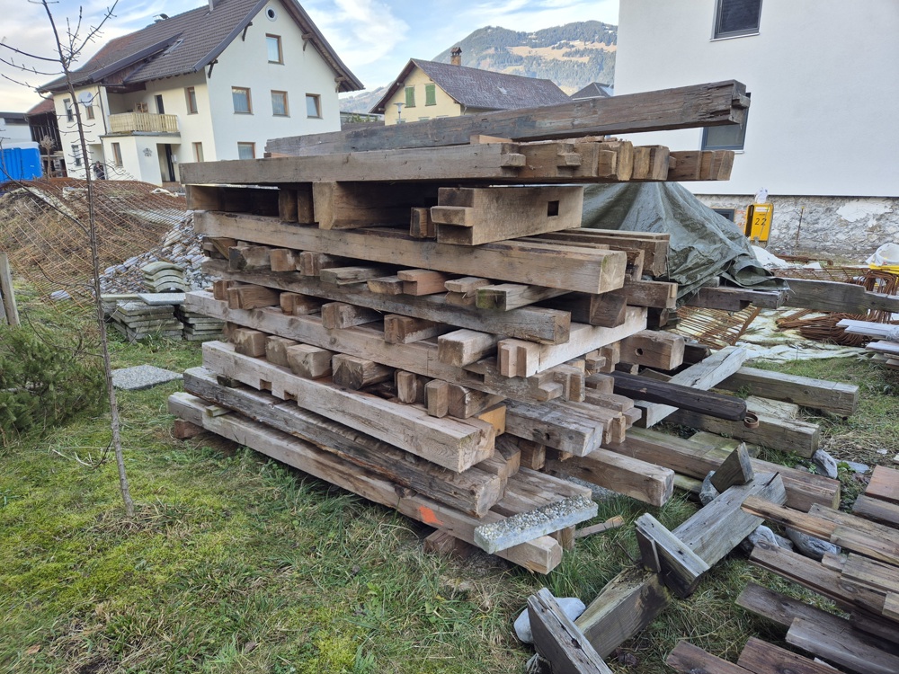 Holz, Altholz, Balken, Holzbalken