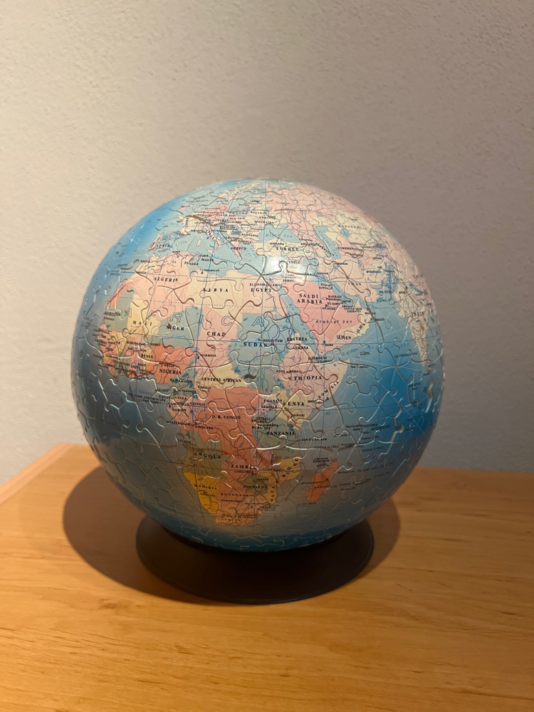 3D Puzzle Globus