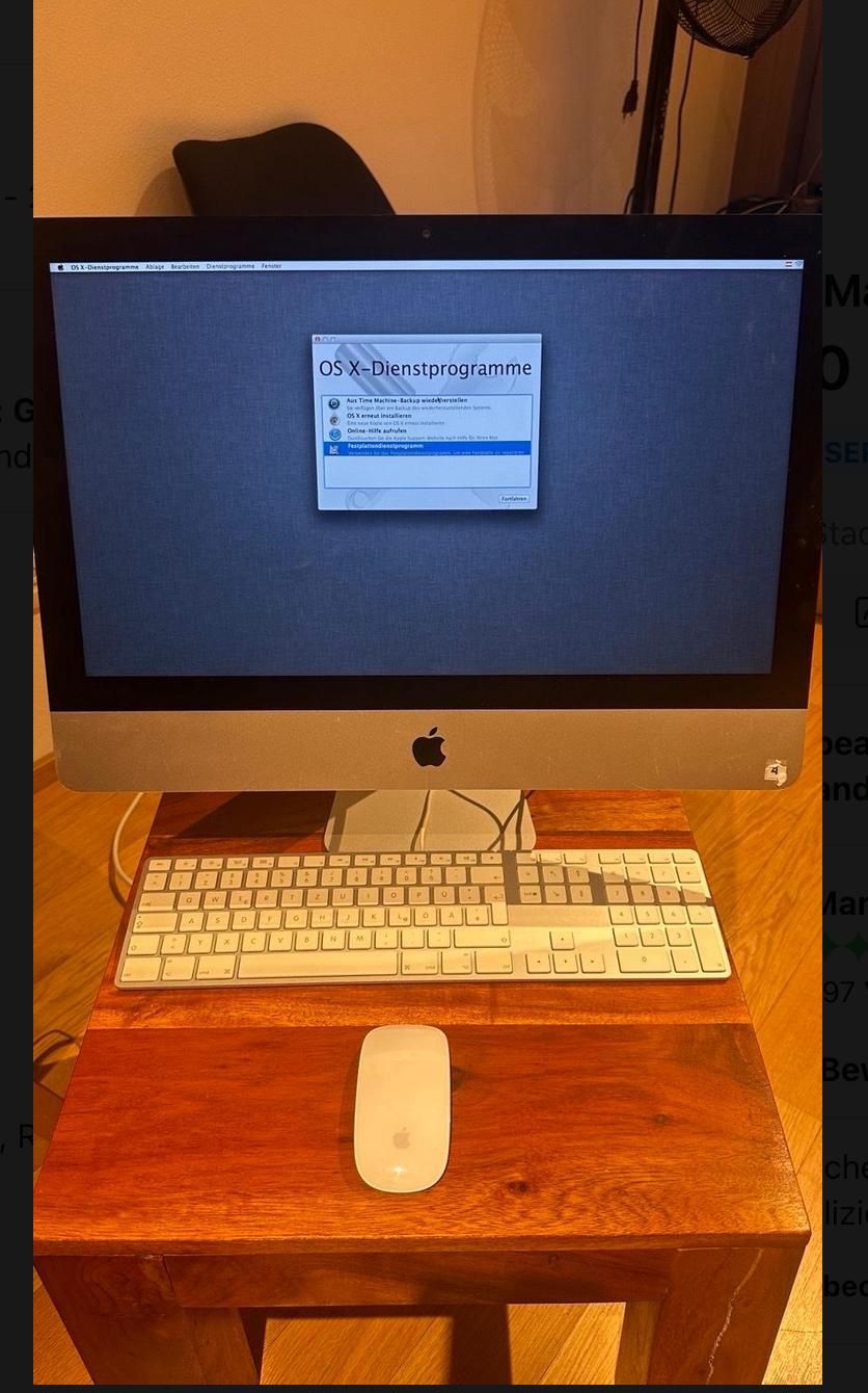 Apple iMac 21,5 Zoll - 2012