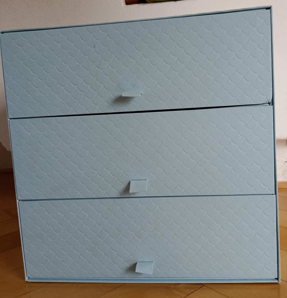 Schubladen stapelbar, passend in Ikea-Kallax Regal 