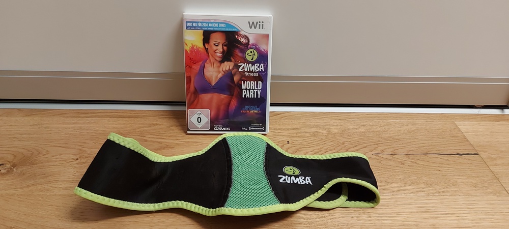 Wii Spiel Zumba mit Gürtel