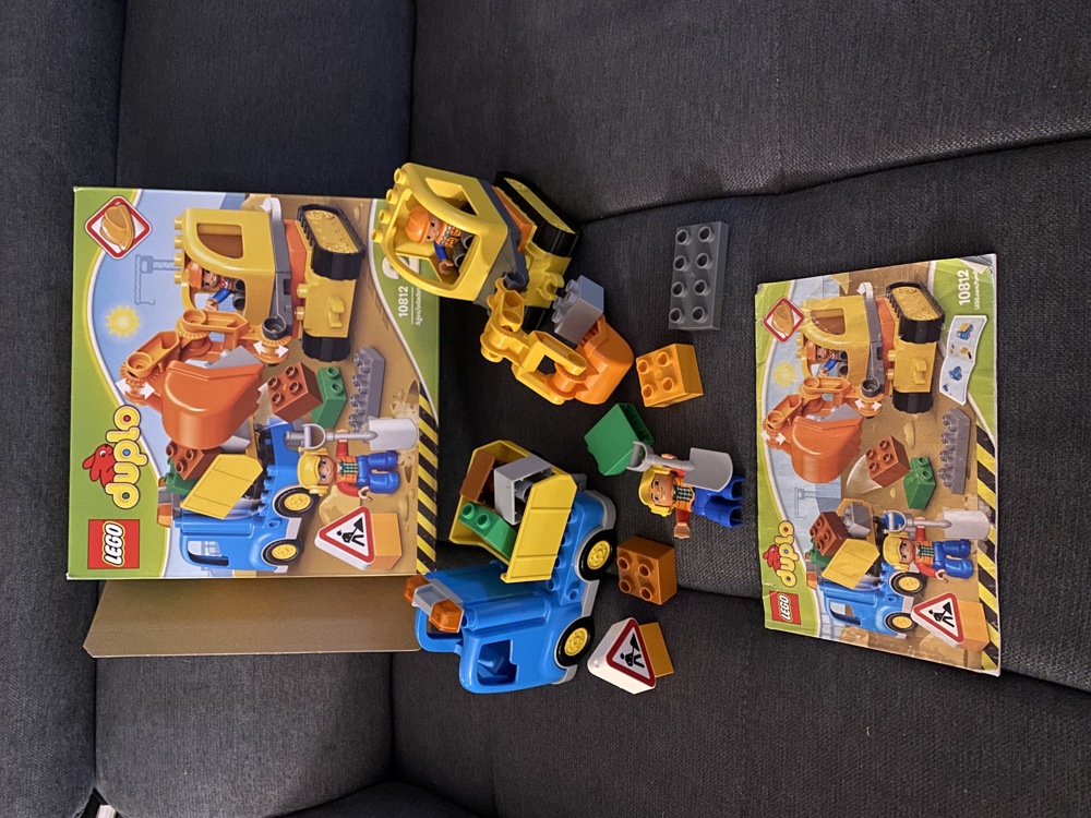 Lego Duplo Bagger und Lastwagen 10812