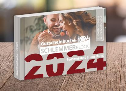 Gutscheinbuch 2 für 1 Schlemmerblock Bodenseekreis & Umgebung 2024