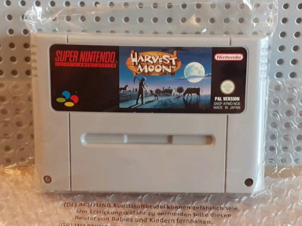 Super Nintendo SNES Harvest Moon
