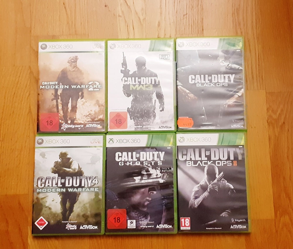 Xbox 360 Spiele Call of duty Pack
