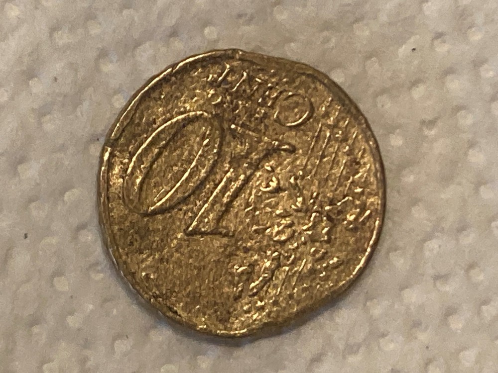 10 Cent Münze Frankreich 2000 FEHLPRÄGUNG massiv