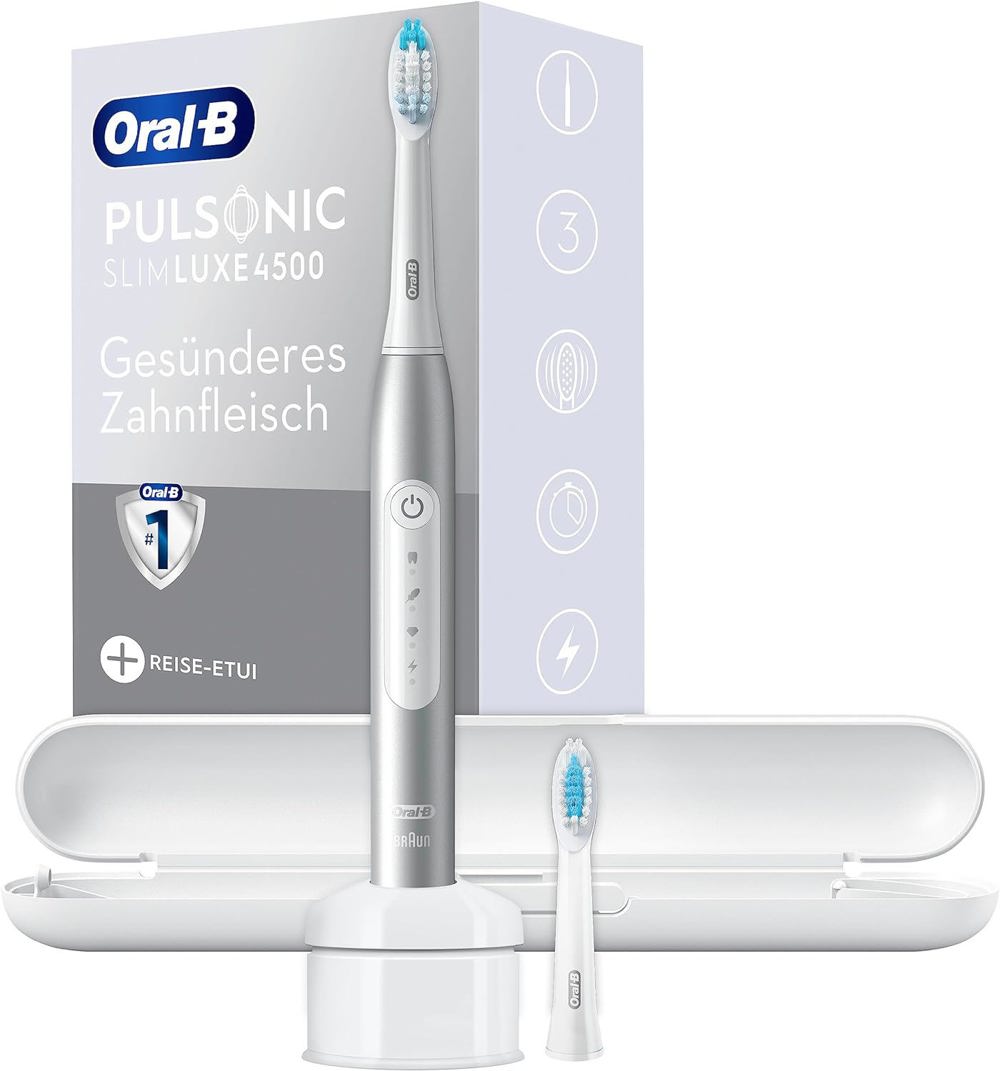 NEU! Oral-B Pulsonic Slim Luxe 4500 - schicke Schallzahnbürste mit Reiseetui