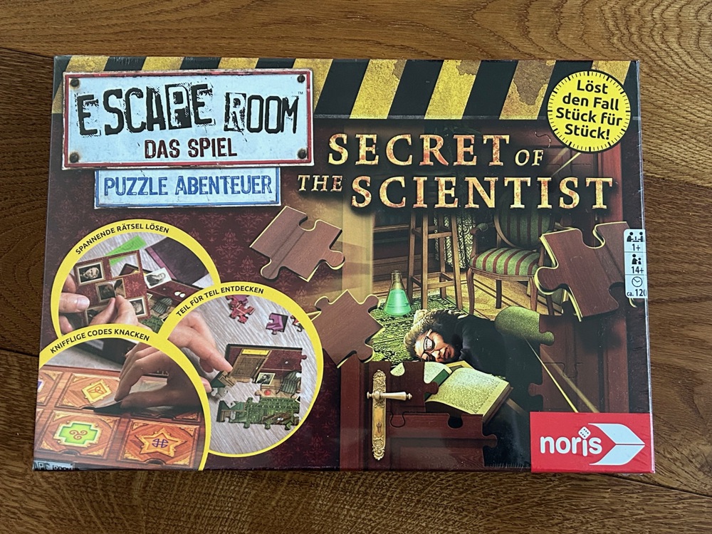Noris Escape Room Puzzle Abenteuer, Secret of The Scientist