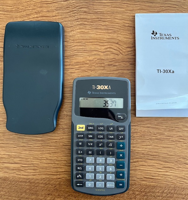 Taschenrechner Texas Instruments TI-30XA