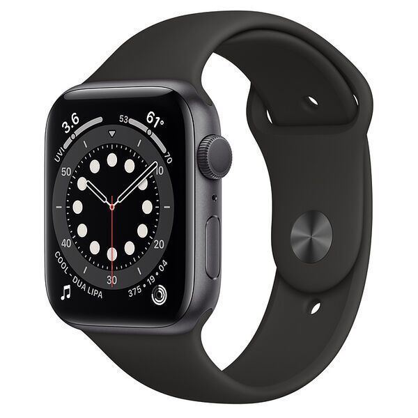 Apple Watch Series 4, Space Grau, Aluminium, großes Display