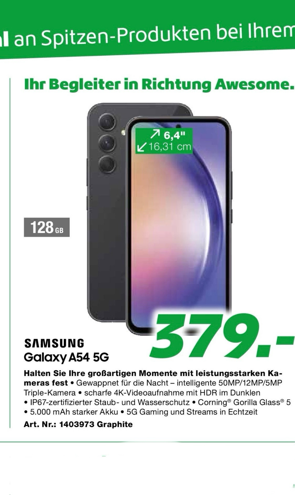 Galaxy A54 5G 128GB