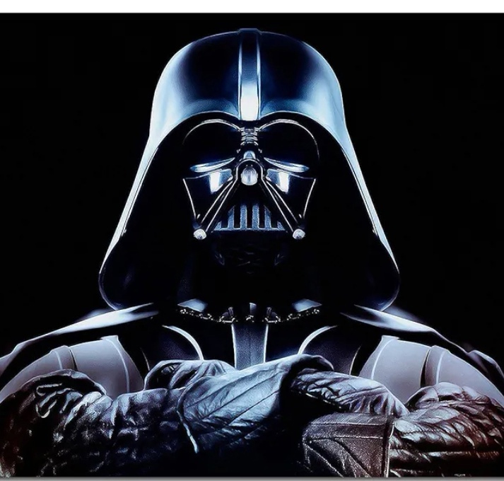 Darth Vader StarWars Leinwandbild gerahmt 120x80 wie Neu
