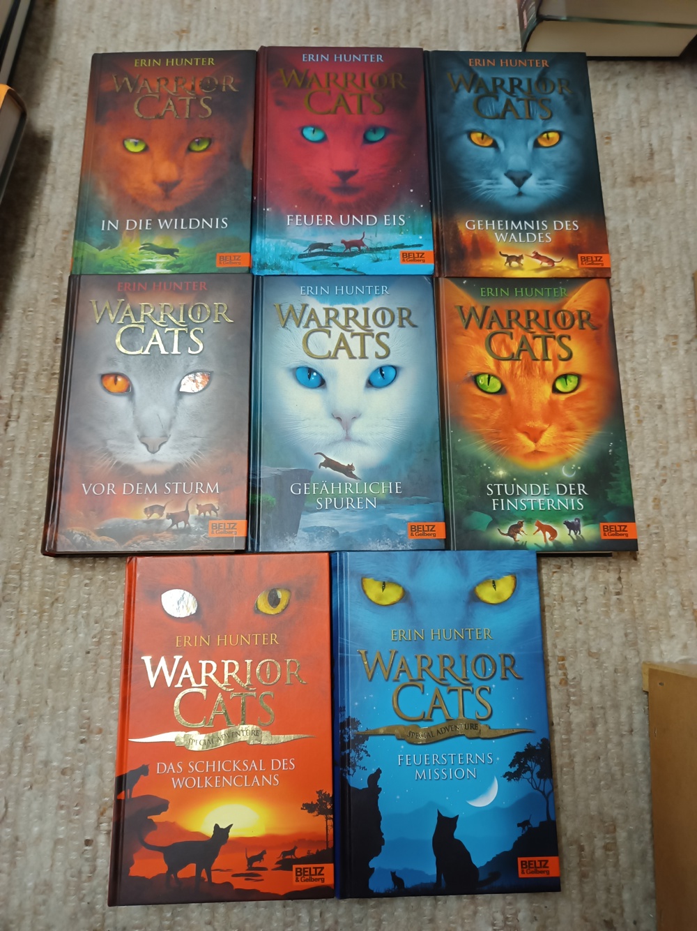 Warrior Cats Band 1-6 + 2 Special Adventures