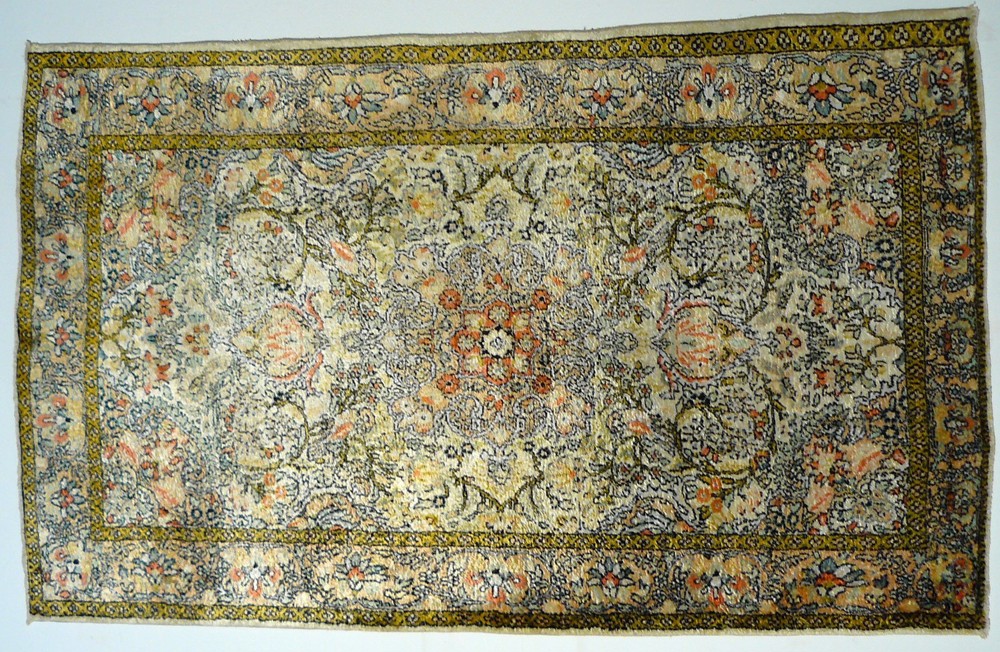 Orientteppich Sammlerteppich alt Kaschmir 148x89 T037 (1)